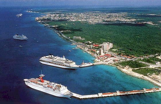 Port of Isla Cozumel, Mexico!