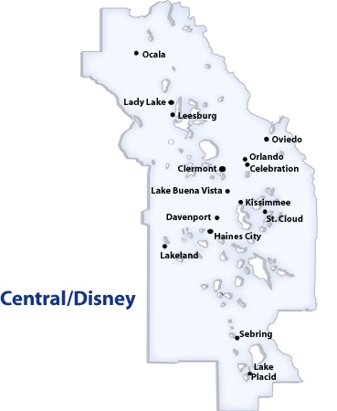 Central/Disney, Florida: Map!